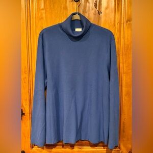 Cute Chico’s Periwinkle Blue Knit Turtleneck Sweater